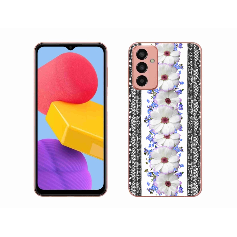 Gél borító mmCase a Samsung Galaxy M13 - virágokhoz 8