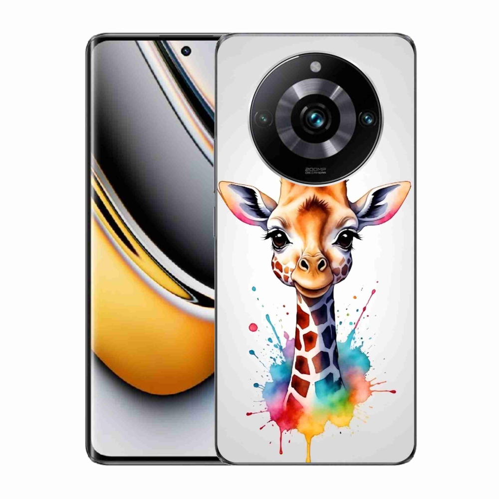 Zselés borítás mmCase a Realme 11 Pro/11 Pro+ készülékhez - zsiráf 1