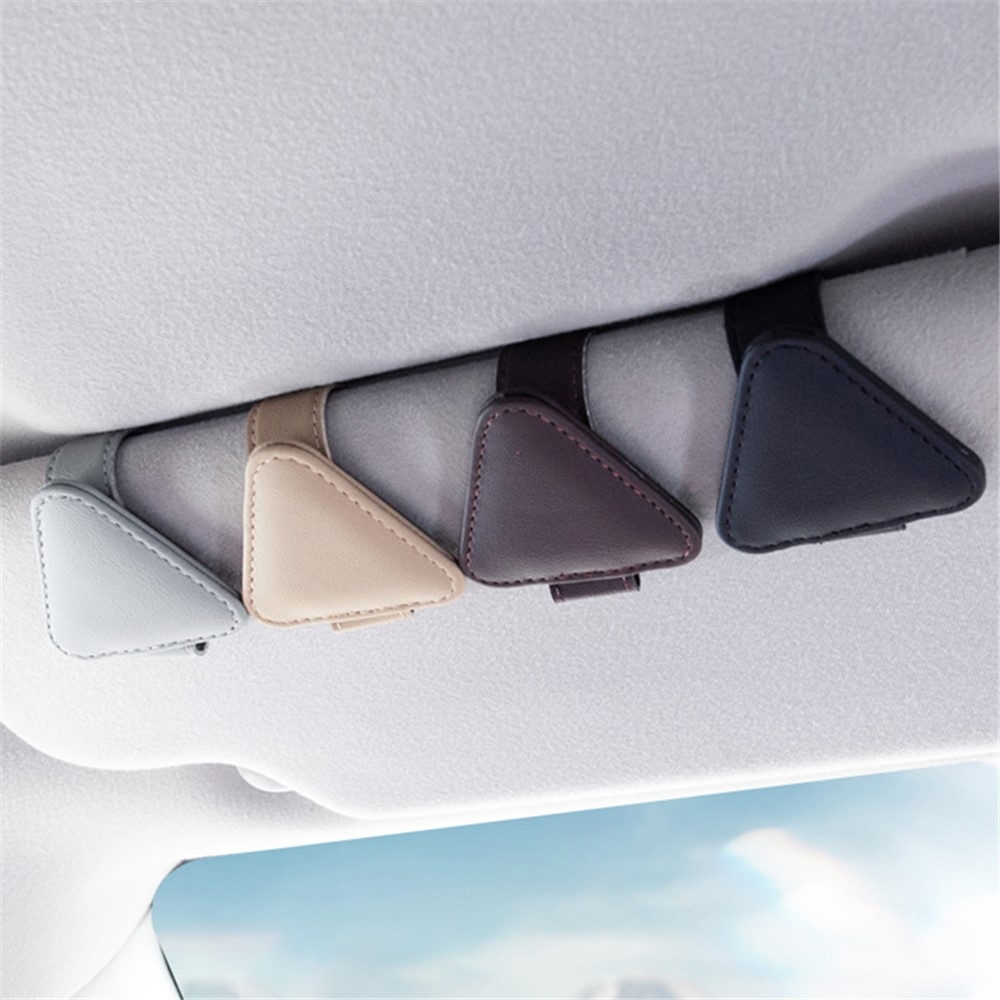 Mágneses szemüvegcsipesz napellenzőre rögzítéséhez - szürke