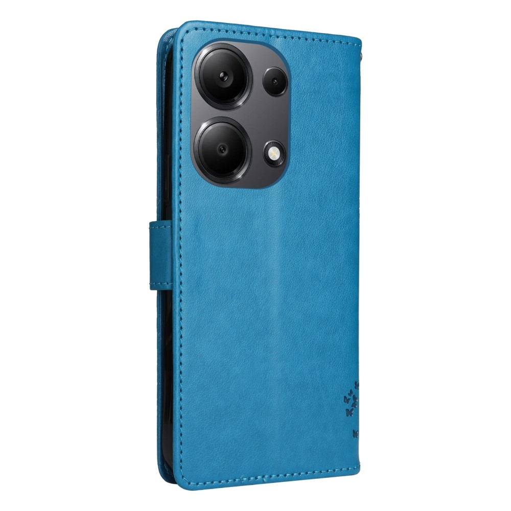 Fák könyv tokja Xiaomi Redmi Note 13 Pro 4G/Poco M6 Pro - kék