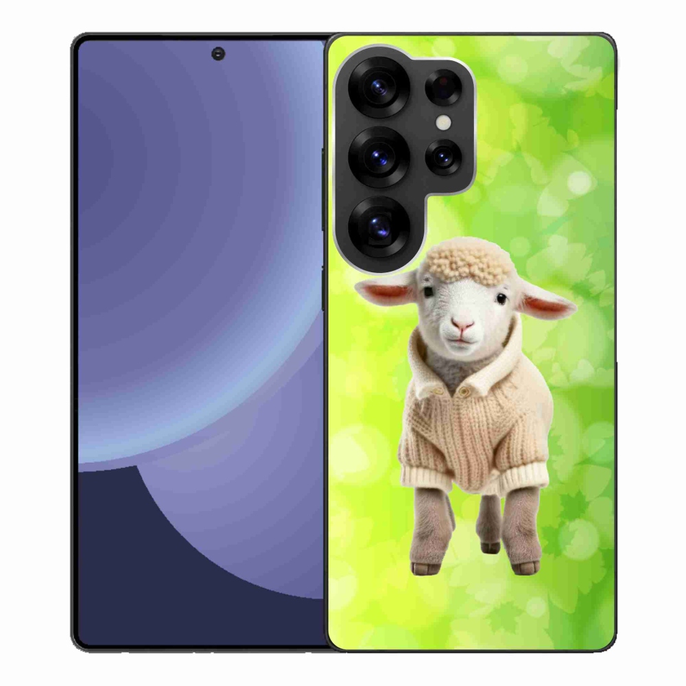 Gél borítás mmCase Samsung Galaxy S25 Ultra - bárány pulóverben