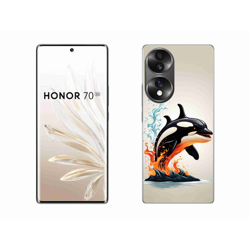 Zselés borítás mmCase a Honor 70 - orca számára