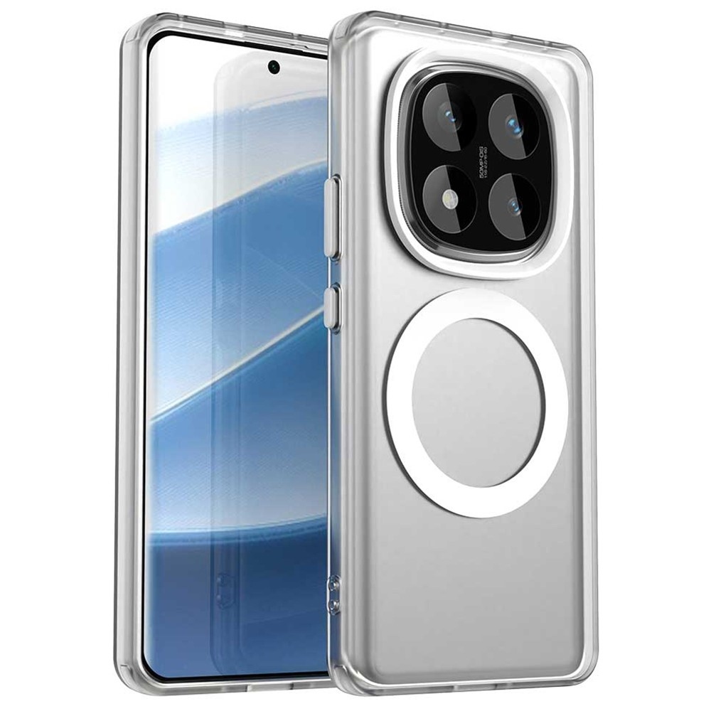 Candy zselés tok MagSafe-val Xiaomi Redmi Note 14 Pro 5G/Poco X7 5G - fehér