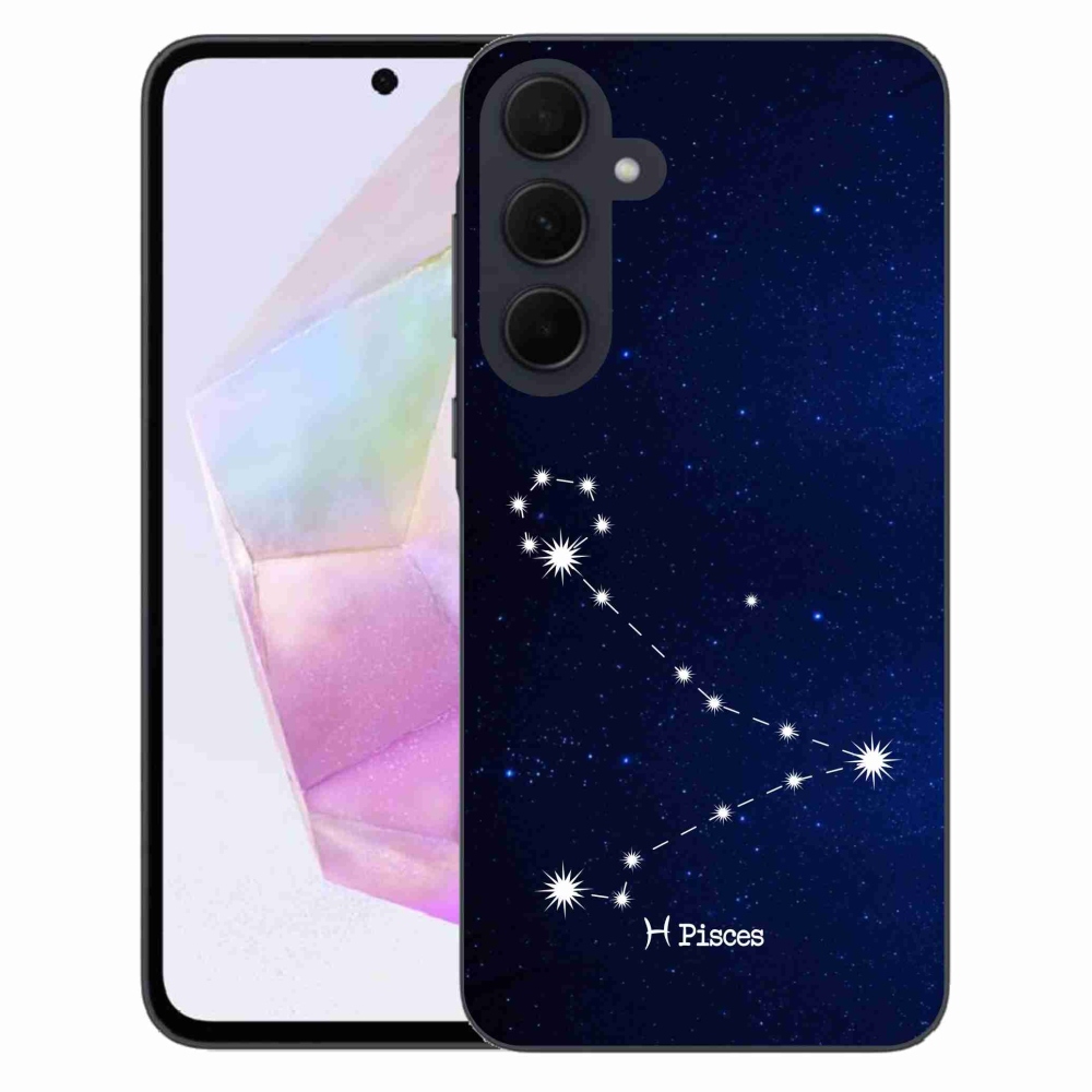 Gél borító mmCase Samsung Galaxy A35 5G - csillagkép Halakhoz