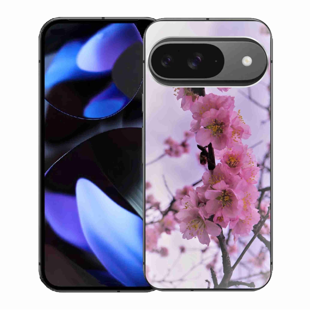 Gél borítás mmCase a Google Pixel 9/9 Pro számára - virágok 7