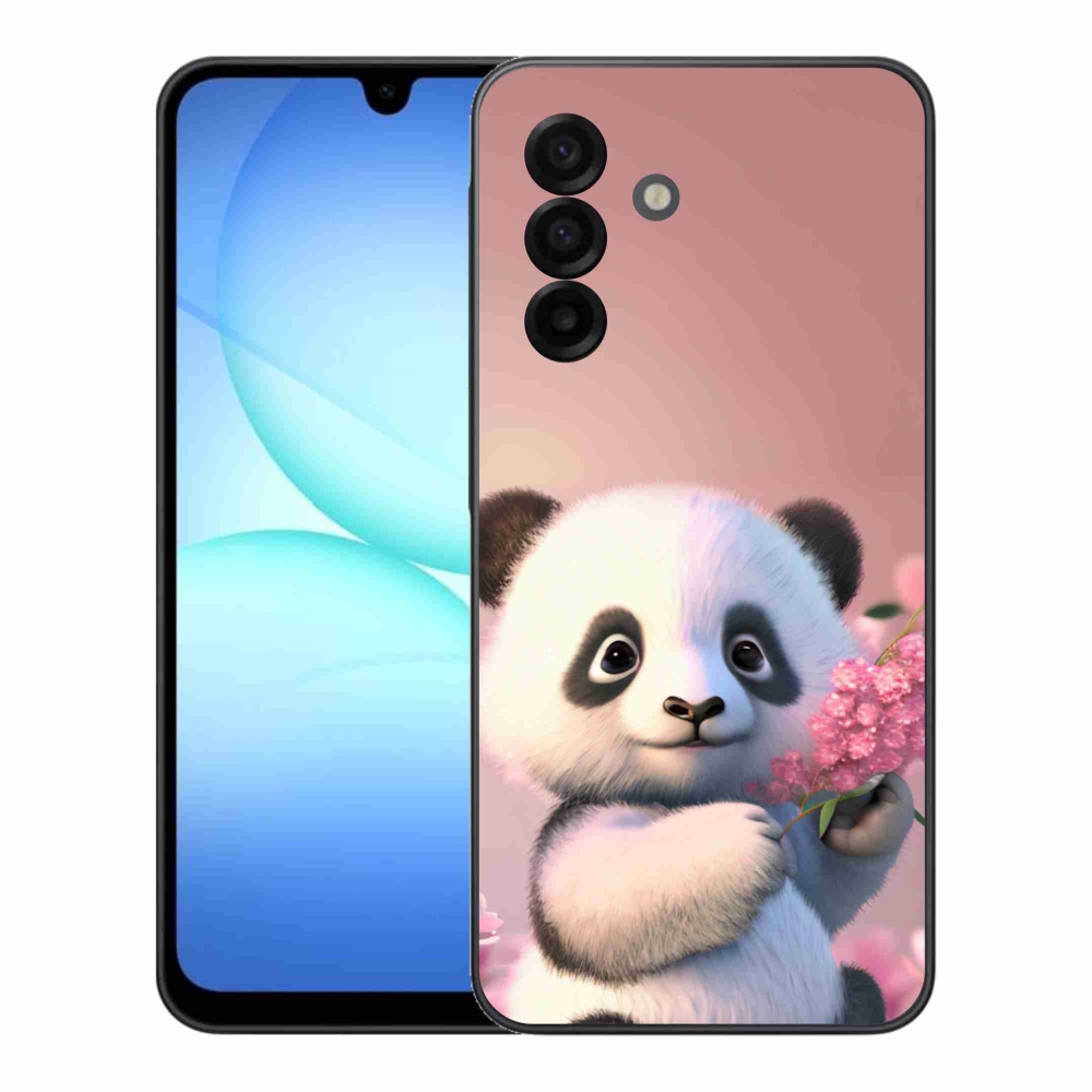 Gél borítás mmCase Samsung Galaxy A17 4G/5G - aranyos panda