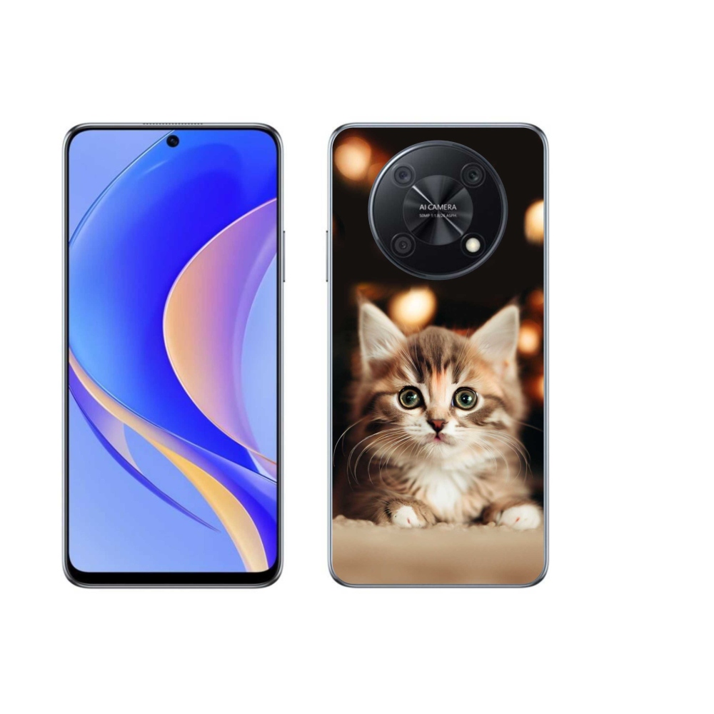 Gél borító mmCase a Huawei Nova Y90 készülékhez - aranyos cica 2