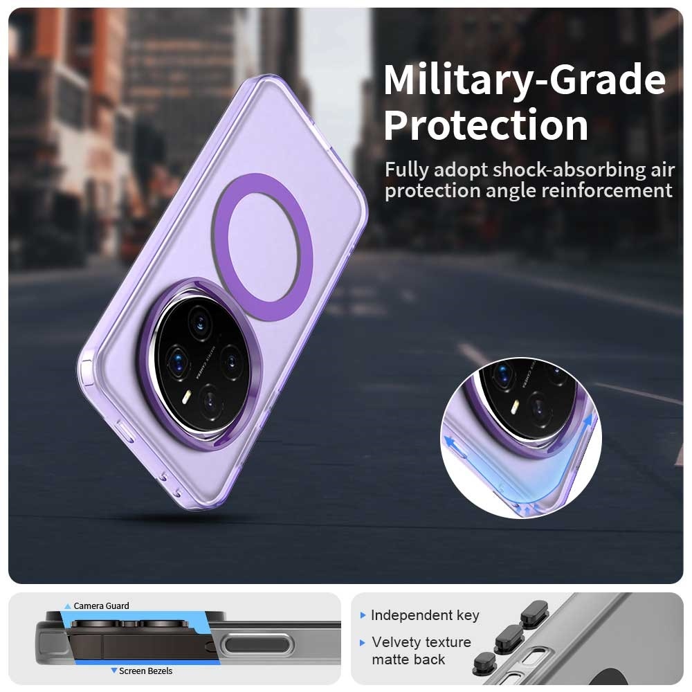 Candy zselés tok MagSafe-val a Honor Magic 7 Pro 5G-n - lila