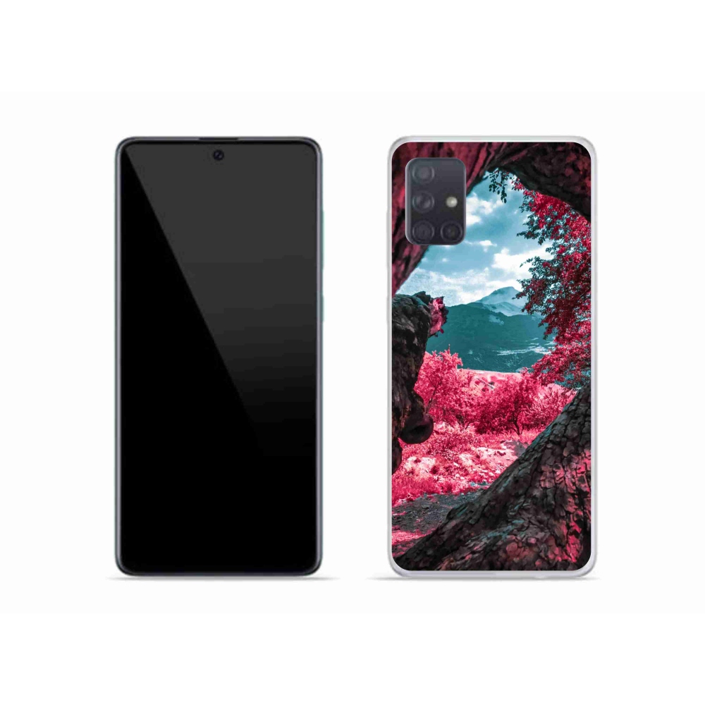 Zselés borítás mmCase Samsung Galaxy A51 - hegyi kilátás