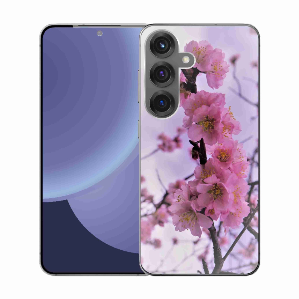 Gél borítás mmCase Samsung Galaxy S25 - virágok 7