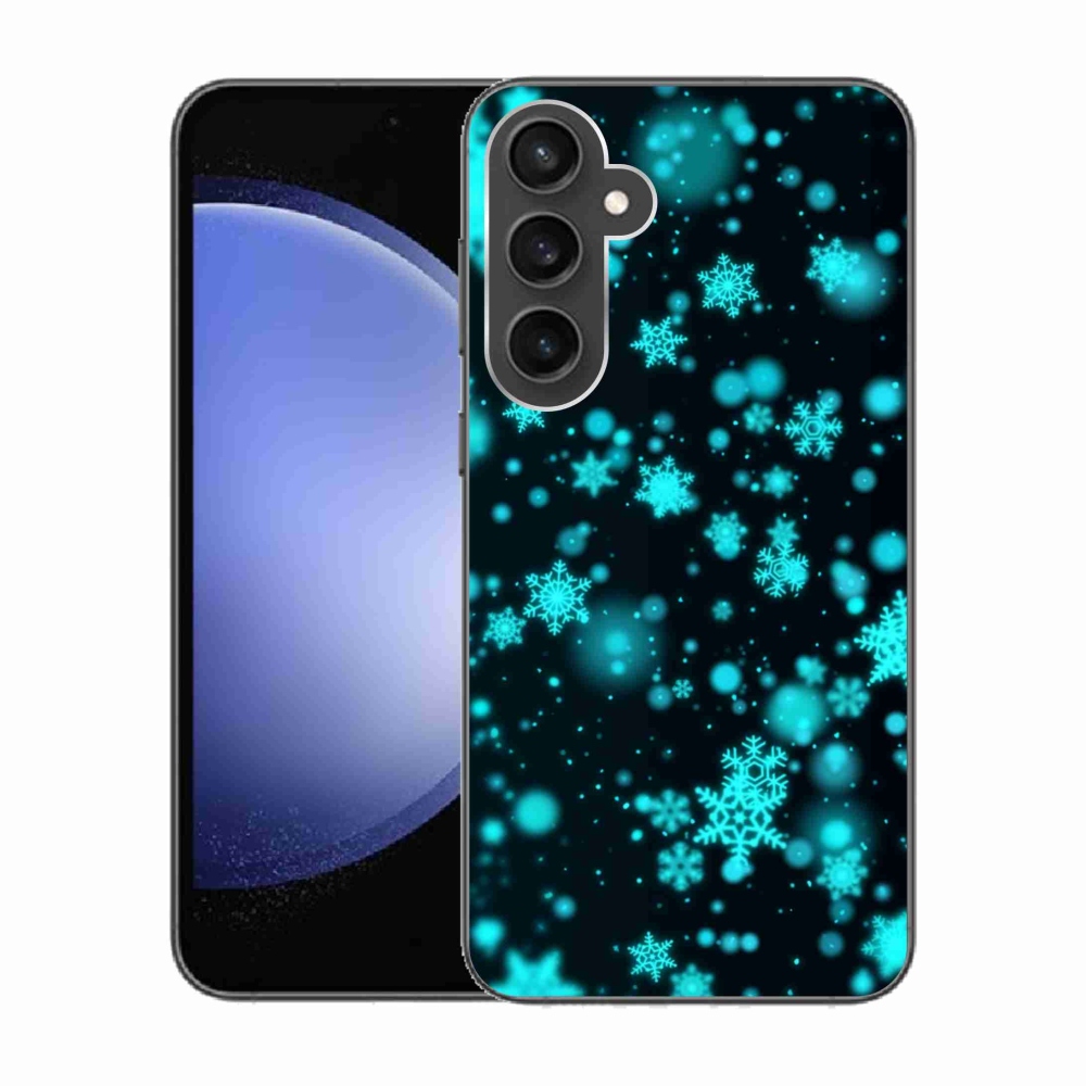 Zselés borítás mmCase Samsung Galaxy S23 FE - hópelyhek 1