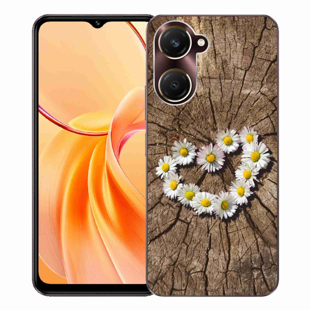 Gél borítás mmCase a Vivo Y28s 5G készülékhez - Százszorszép szív