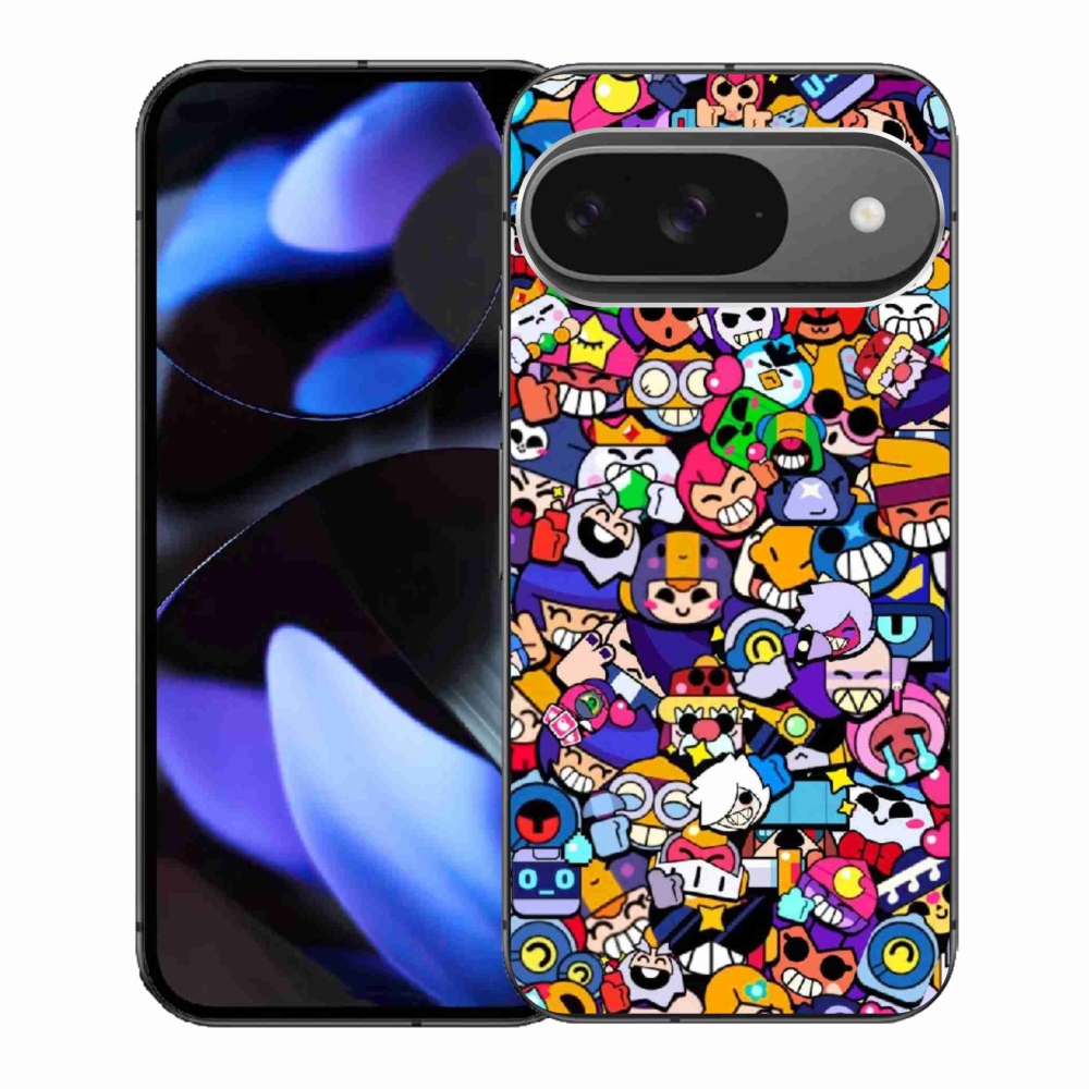 Gél borítás mmCase a Google Pixel 9/9 Pro számára - brawl stars 2