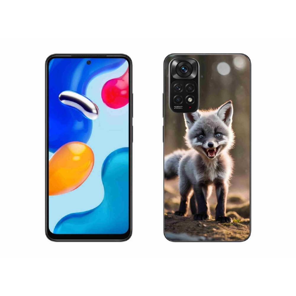 Gél borítás mmCase a Xiaomi Redmi Note 11 4G-hez - angry fox