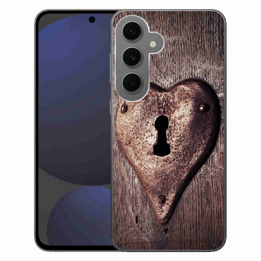 Zselés borítás mmCase Samsung Galaxy S24 FE készülékhez - szív alakú zár