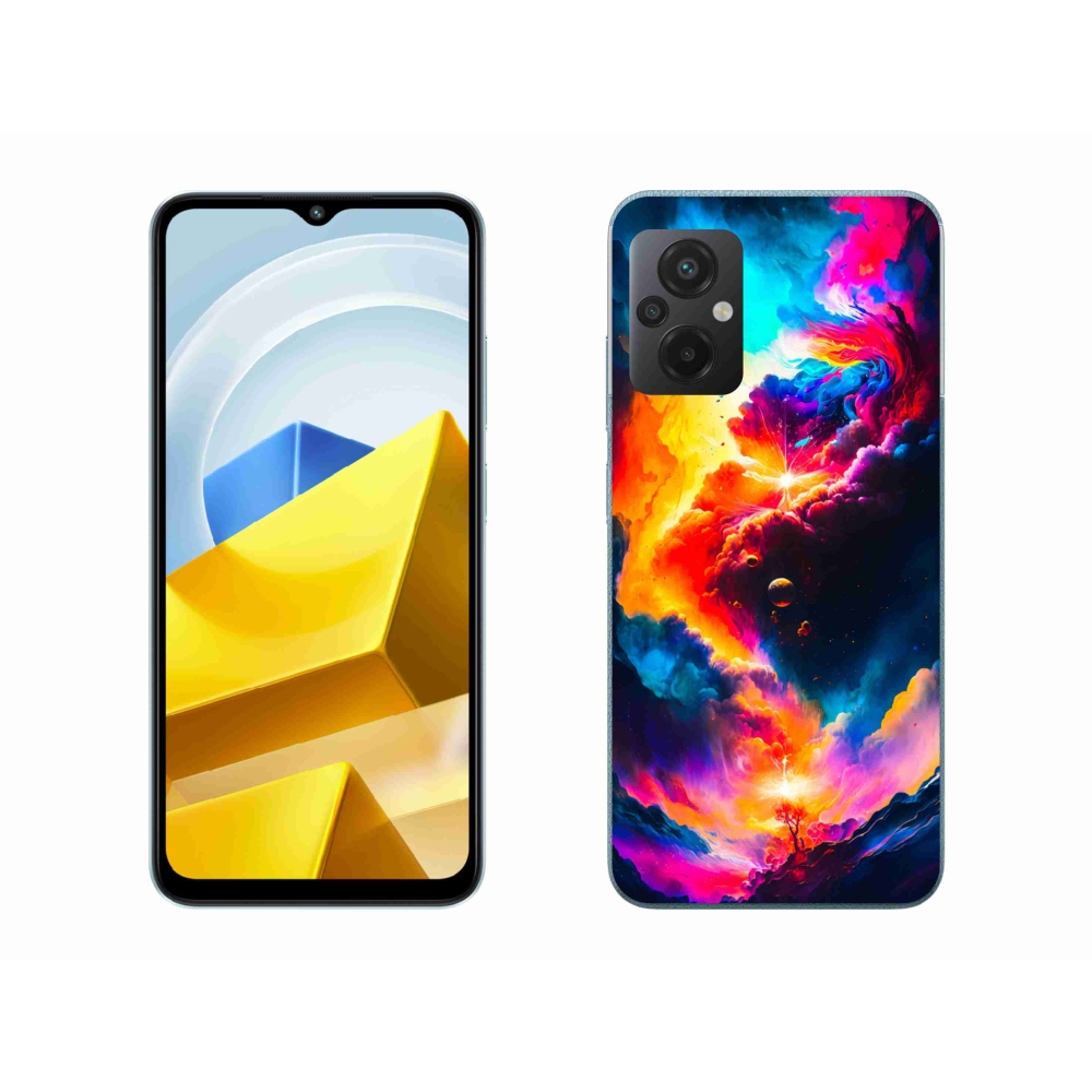 Gél borítás mmCase a Xiaomi Poco M5 4G-hez - absztrakt motívum