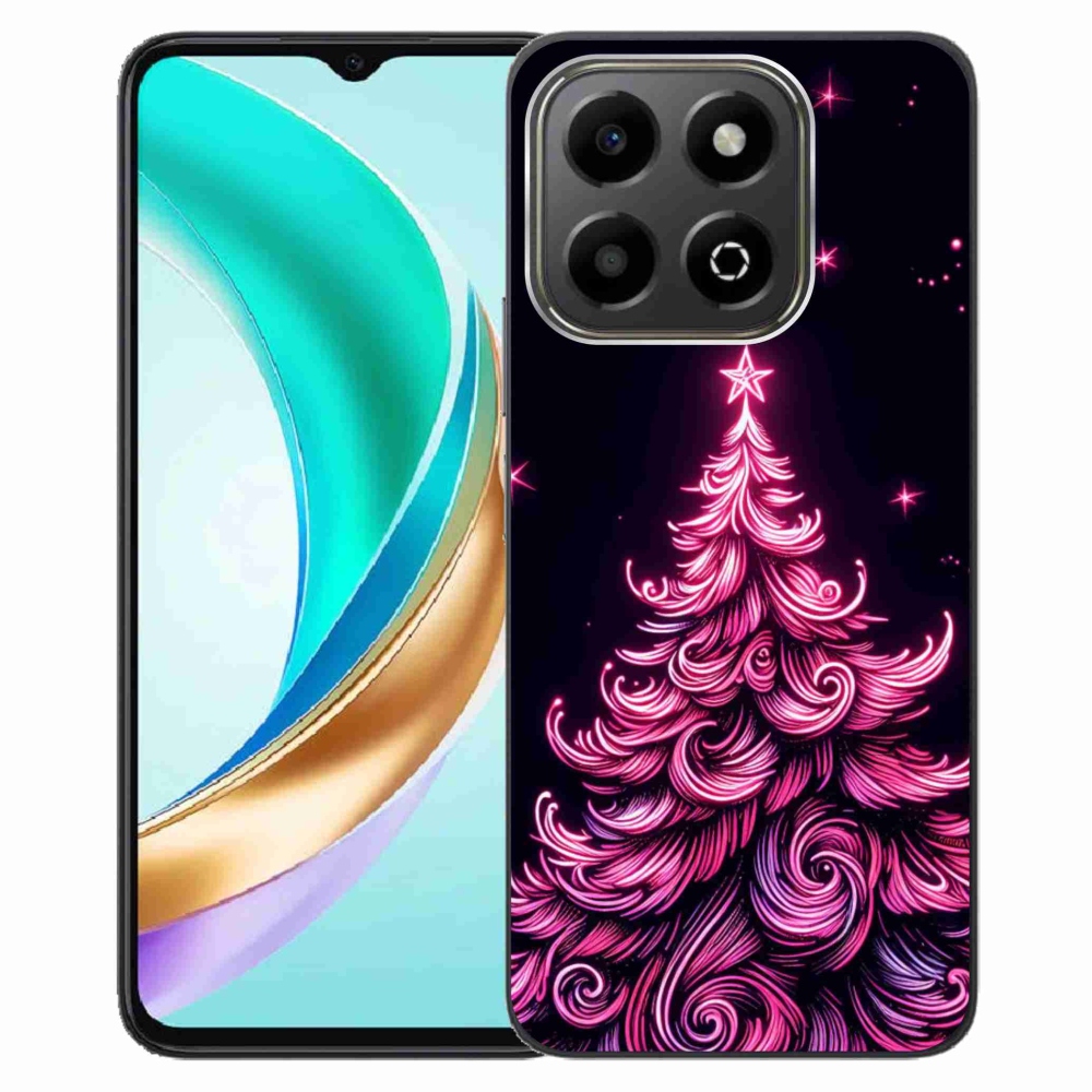 Gél borítás mmCase a Honor X6b készülékhez - neon karácsonyfa 2