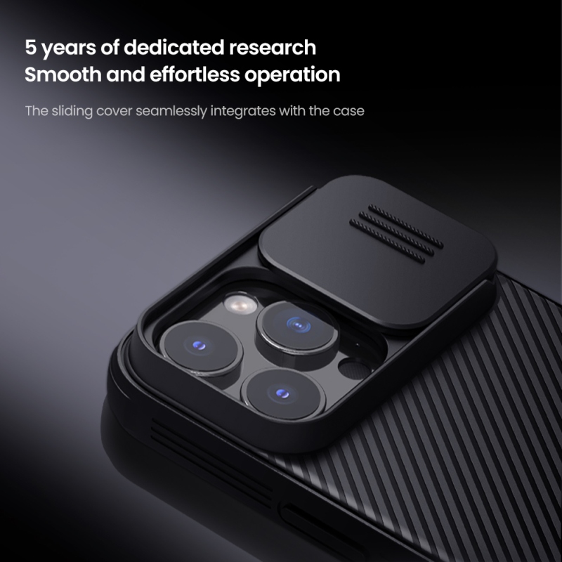 Nillkin CamShield PRO hátlap Apple iPhone 16 Pro Max készülékhez Fekete