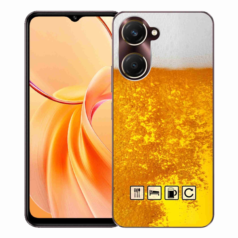 Gél borítás mmCase a Vivo Y28s 5G-hez - sör motívum 3