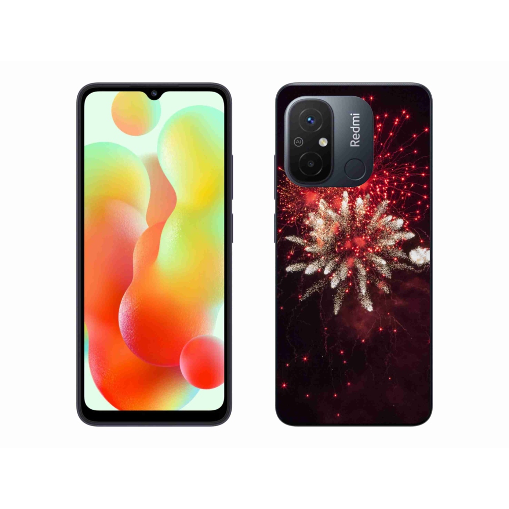 Gél borítás mmCase a Xiaomi Redmi 12C-hez - tűzijátékok