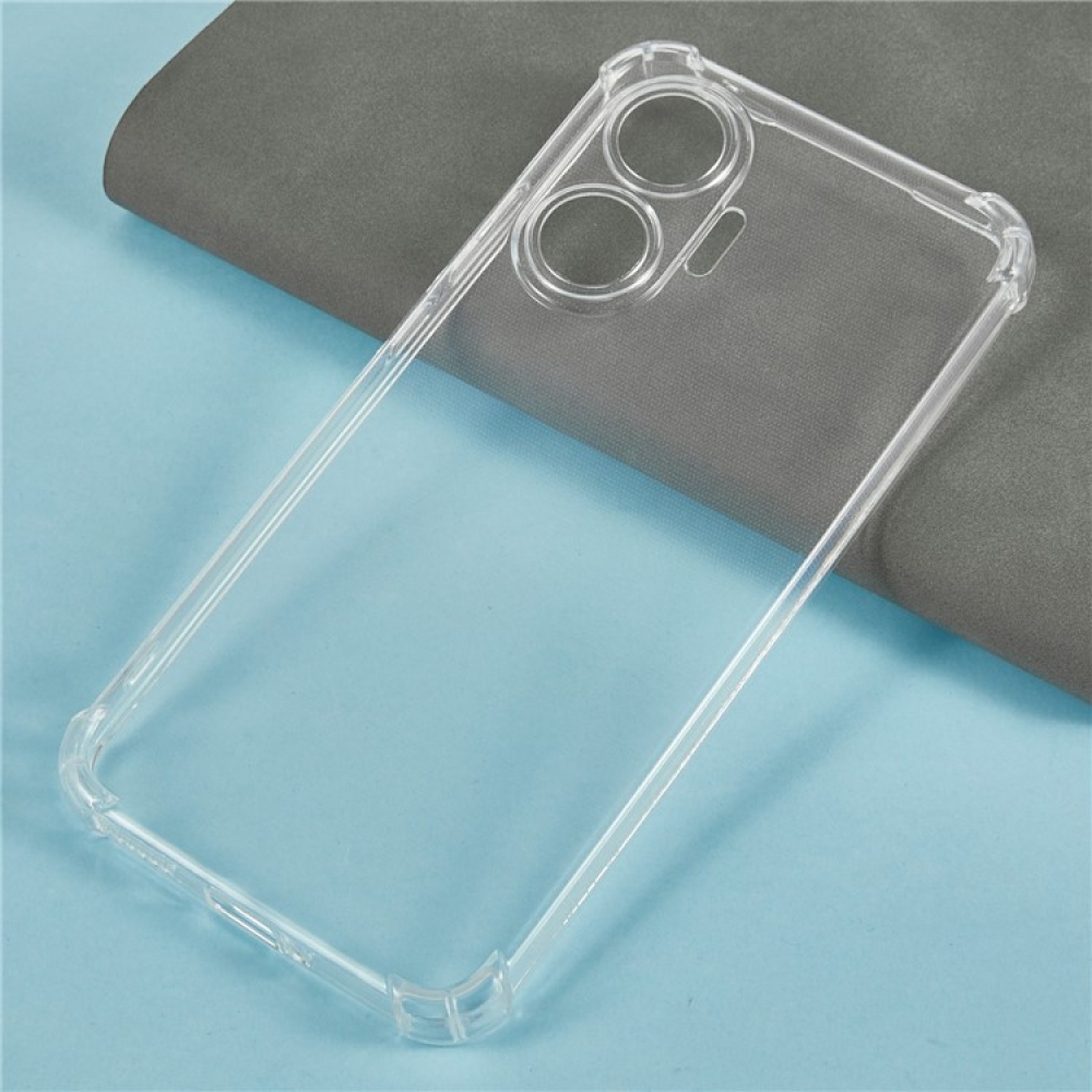 Átlátszó zselés borítás megerősített sarkokkal a Xiaomi Poco F7 5G-nél