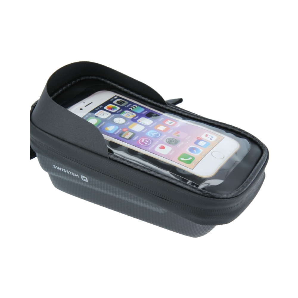 Swissten XL vízálló kerékpártáska - Fekete