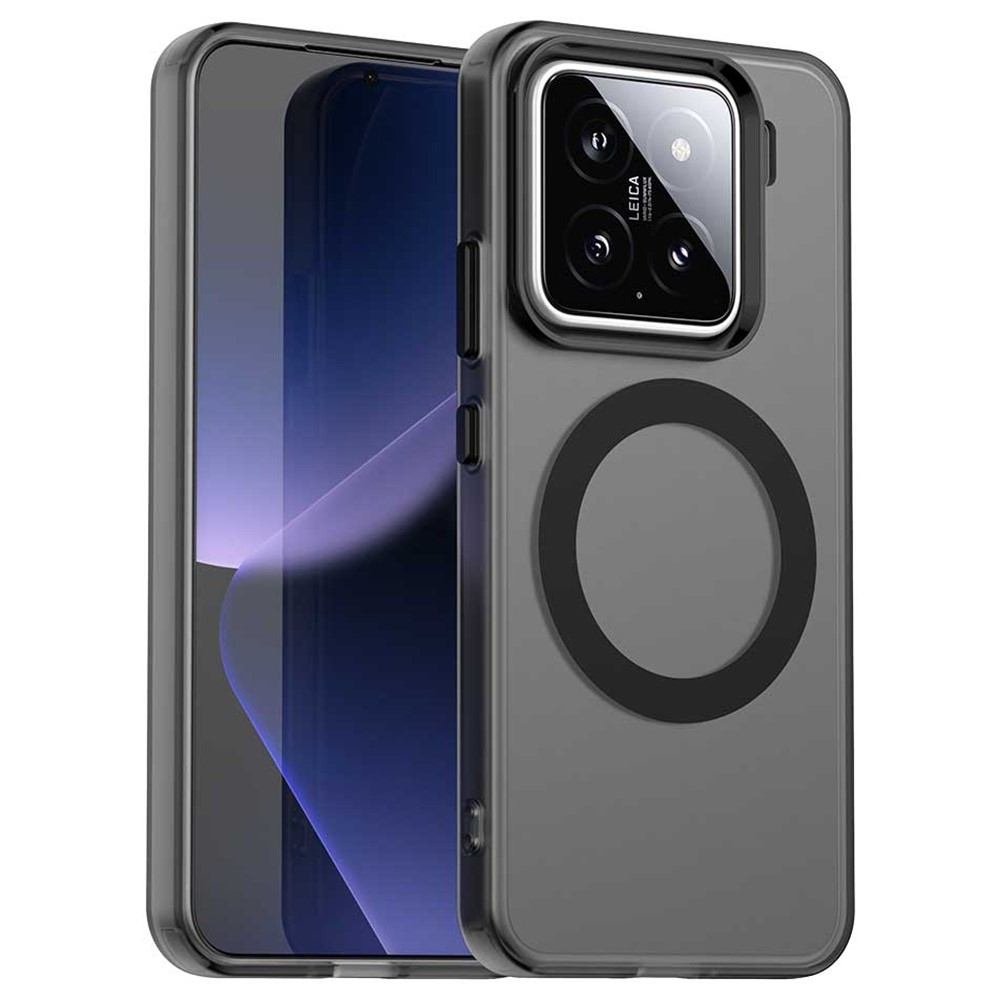 Candy zselés tok MagSafe-val a Xiaomi 15 Pro-n - fekete