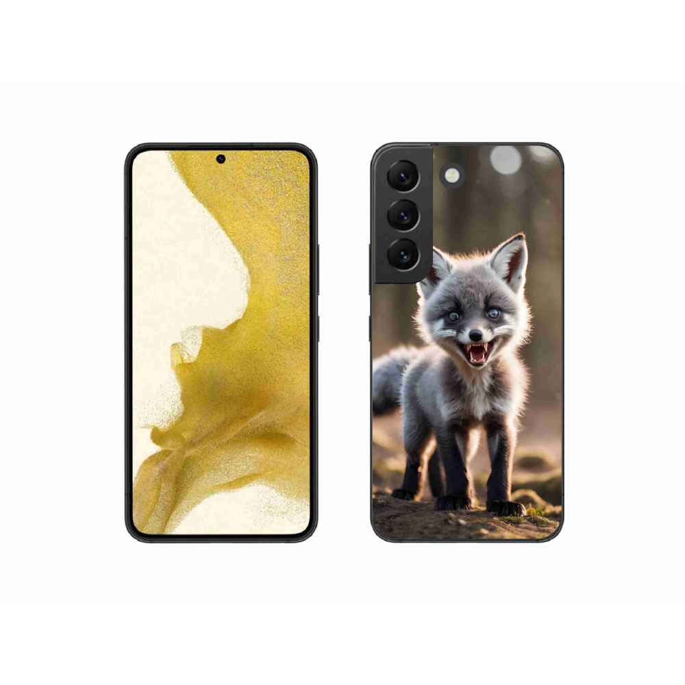Gél védőhuzat mmCase Samsung Galaxy S22 5G - angry fox - Samsung Galaxy S22 5G - angry fox