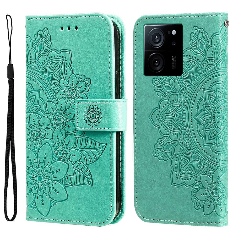 Mandala könyvtáska Xiaomi 13T/13T Pro - teal - teal