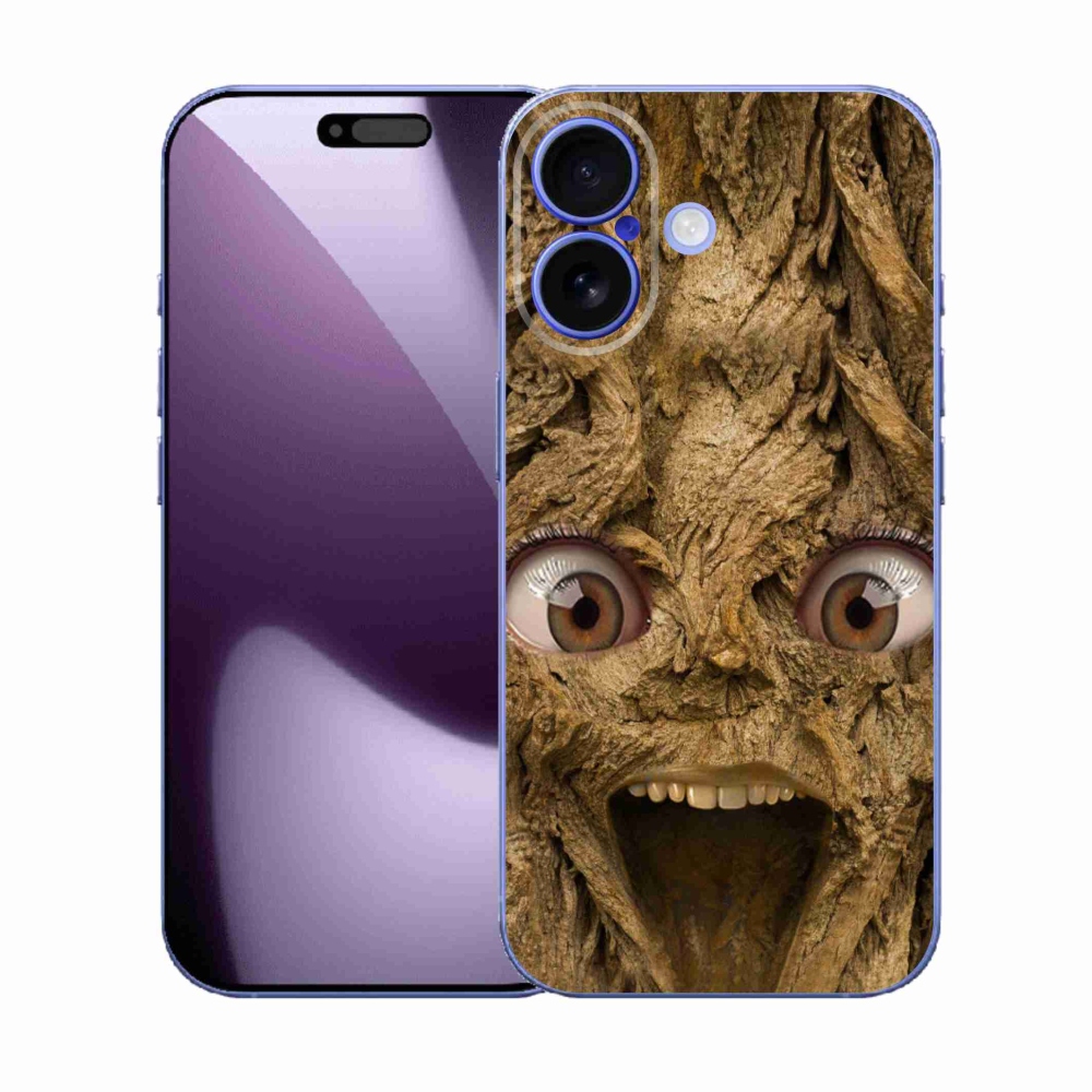 Gél borítás mmCase iPhone 17 készülékhez - boldog fa szemekkel