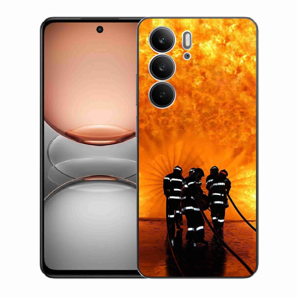 Zselés borítás mmCase a Realme C75 készülékhez - tűz