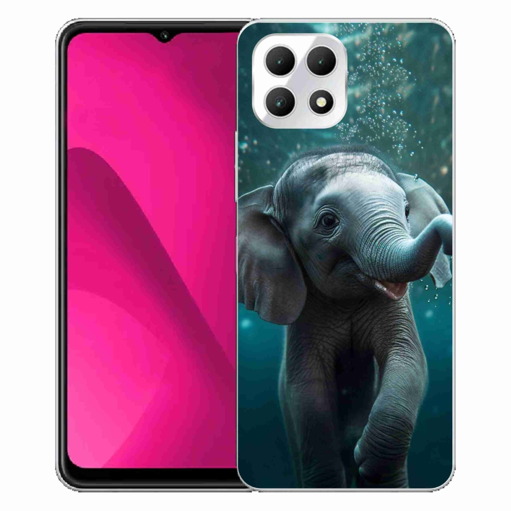 Zselés borítás mmCase a T-Mobile T Phone 2 készülékhez - elefánt a víz alatt