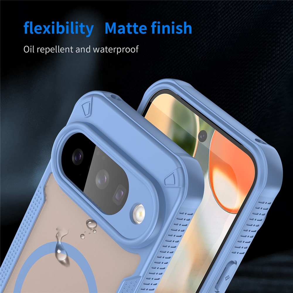 Froste tartós védőburkolat MagSafe-val a Google Pixel 10-re - kék