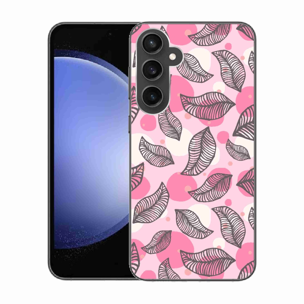 Gél borítás mmCase Samsung Galaxy S23 FE készülékhez - rajzfilmes hulló levelek