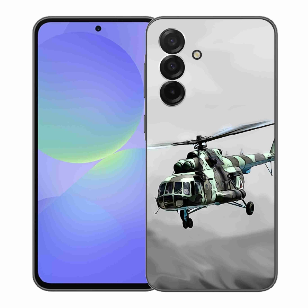 Gél borítás mmCase Samsung Galaxy A36 5G - katonai helikopterhez