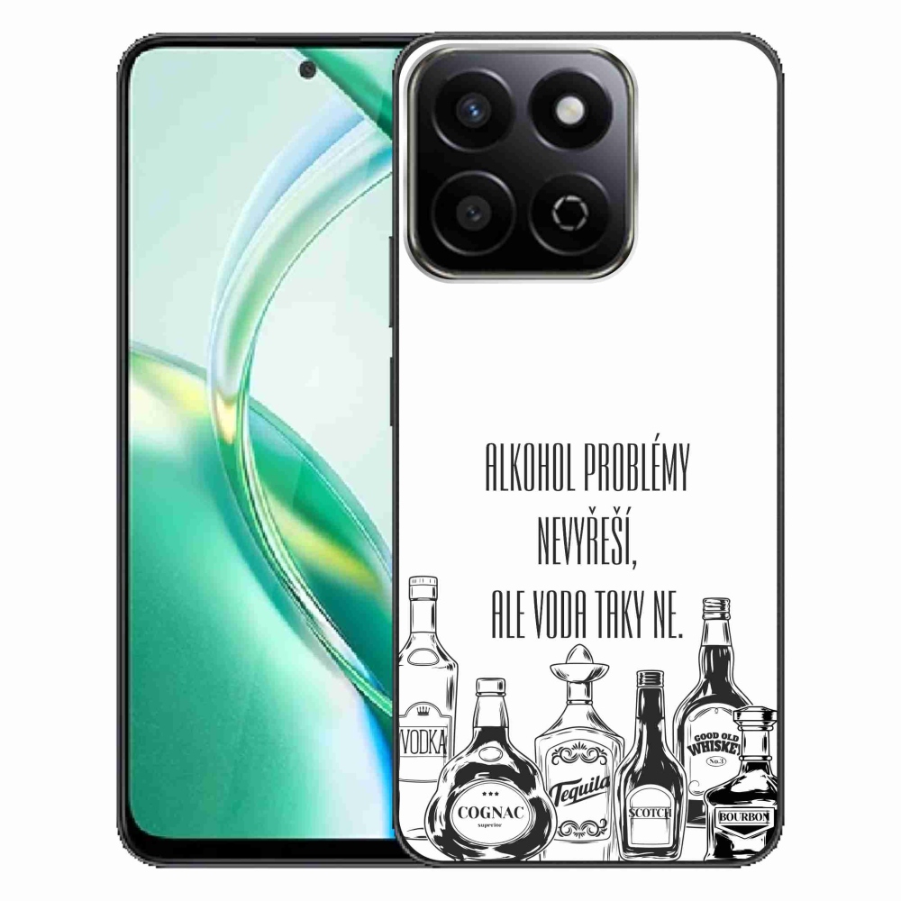 Gél borító mmCase a Honor 200 Smart 5G készülékhez - vicces szöveg fehér háttérrel