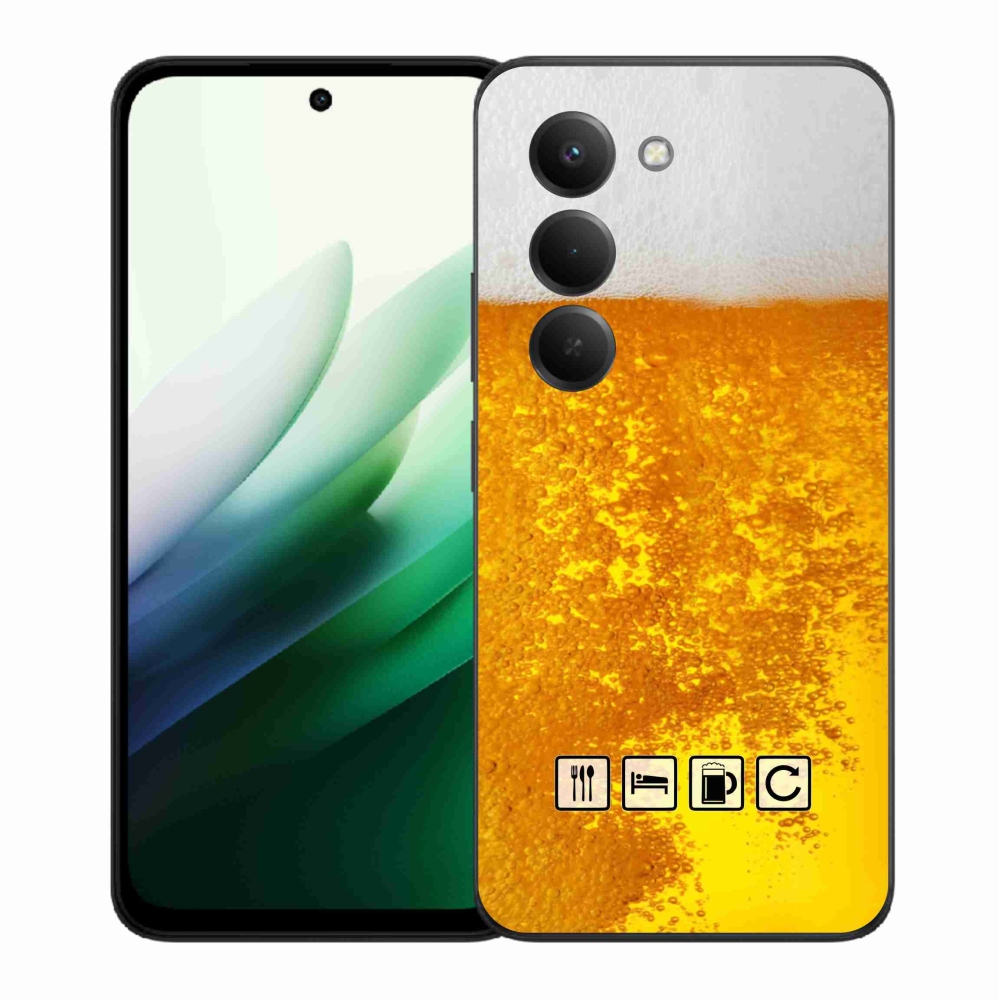 Gél borítás mmCase a Xiaomi Redmi 15 5G számára - sör motívum 3