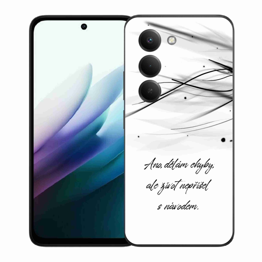 Gél borítás mmCase a Xiaomi Redmi 15 4G/5G (171mm) - idézem fehér háttérrel