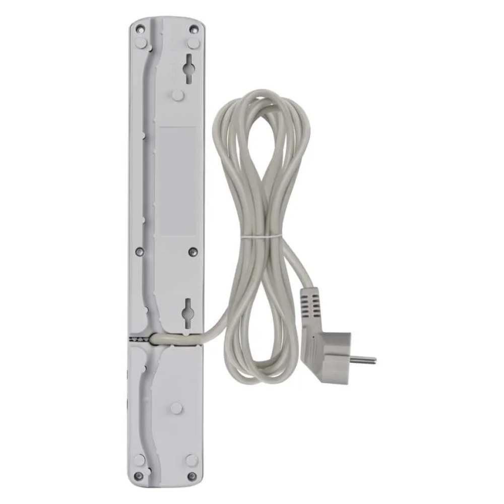 Túlfeszültségvédő - 5 aljzat, 3m - szürke