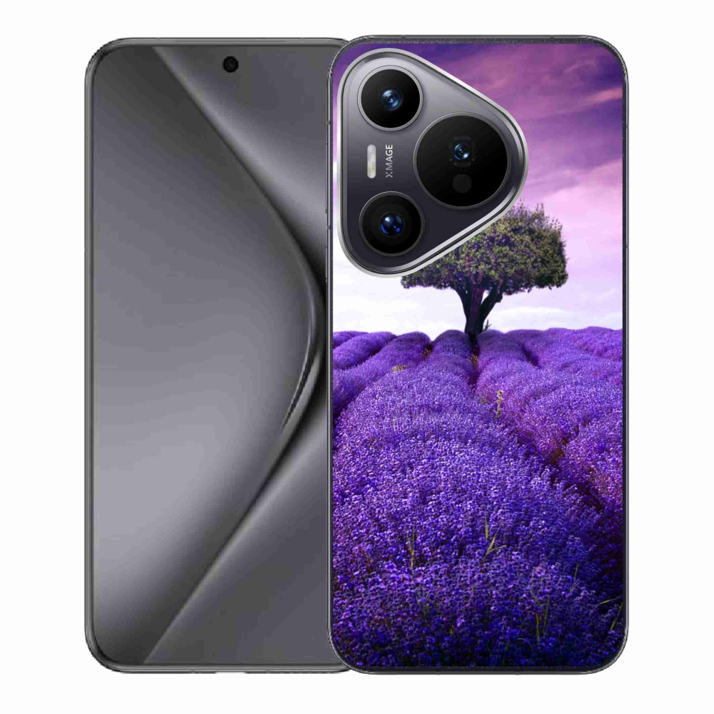 Gél borító mmCase a Huawei Pura 70 készülékhez - levendula rét
