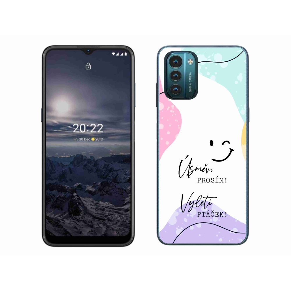 Zselés borító mmCase a Nokia G11/G21 készülékhez - vicces szöveg 4 fehér háttérrel