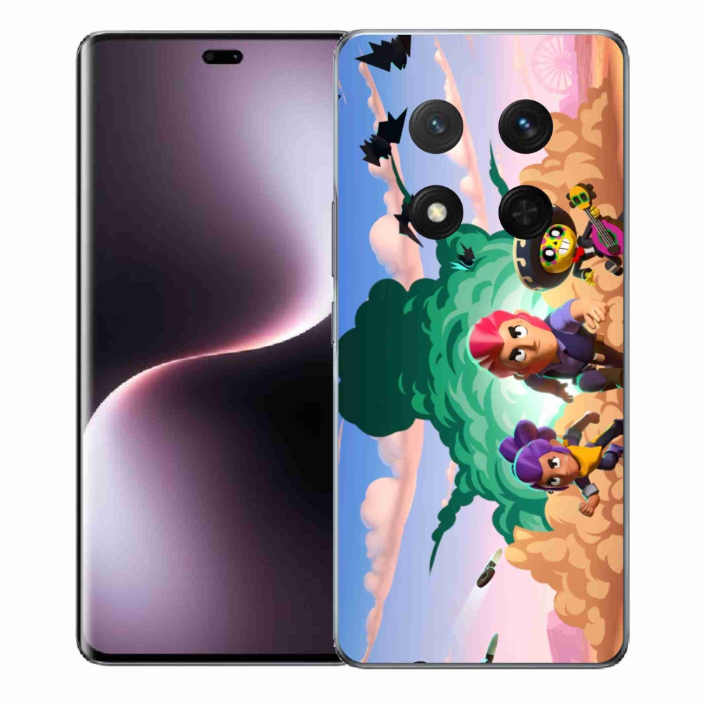 Gél borítás mmCase a Honor Magic 7 Lite 5G számára - verekedés csillagok
