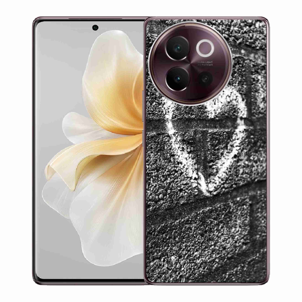 Gélburkolat mmCase a Vivo V40 Lite 5G-n - szív a falon