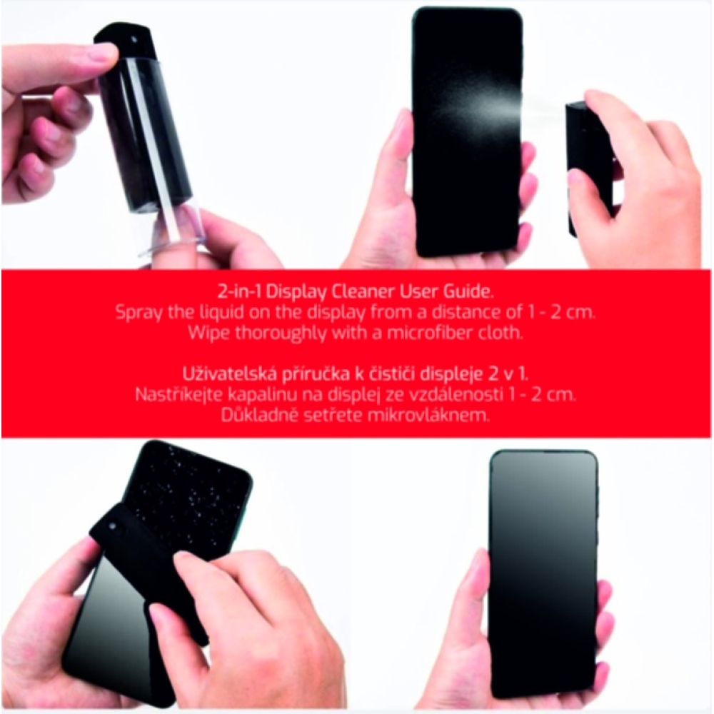 Swissten Display Cleaner 2in1