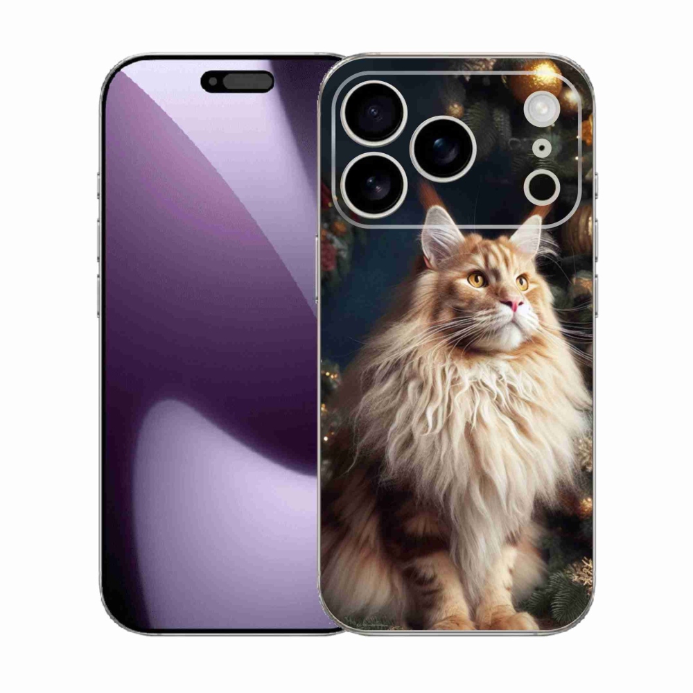 Zselés borítás mmCase iPhone 17 Pro készülékhez - macska a fánál