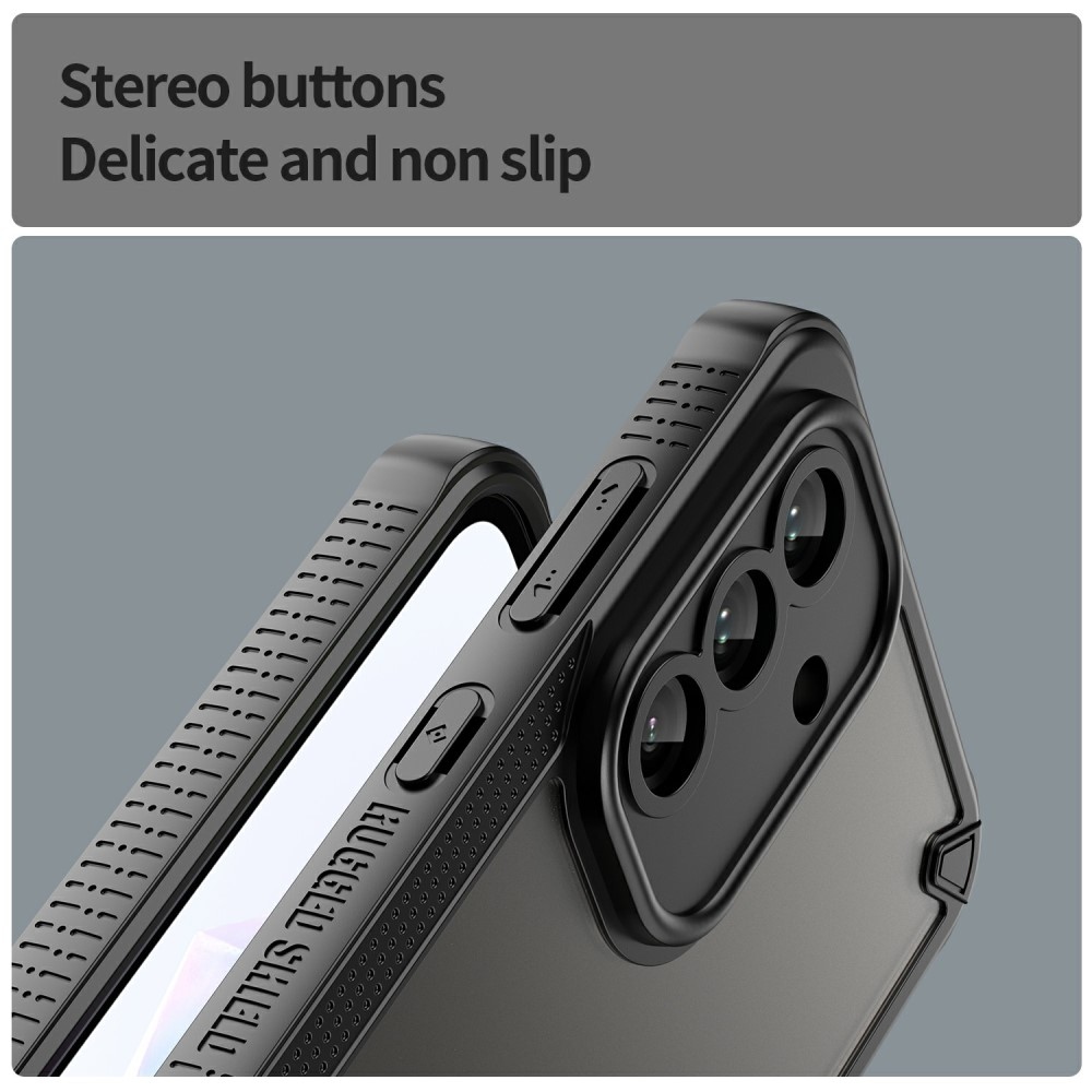 Fagyasztott tartós borítás Samsung Galaxy A36 5G készülékhez - fekete