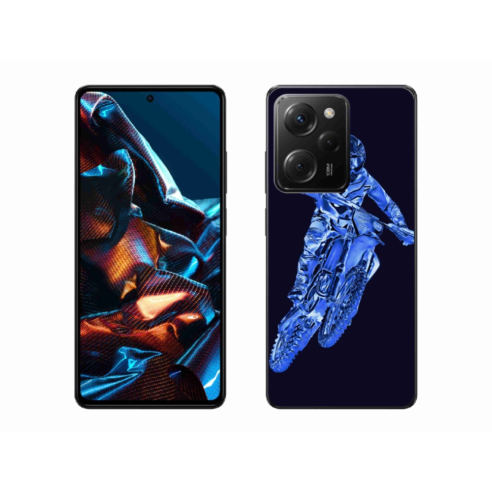 Gél borítás mmCase a Xiaomi Poco X5 Pro 5G-hez - motocross 1