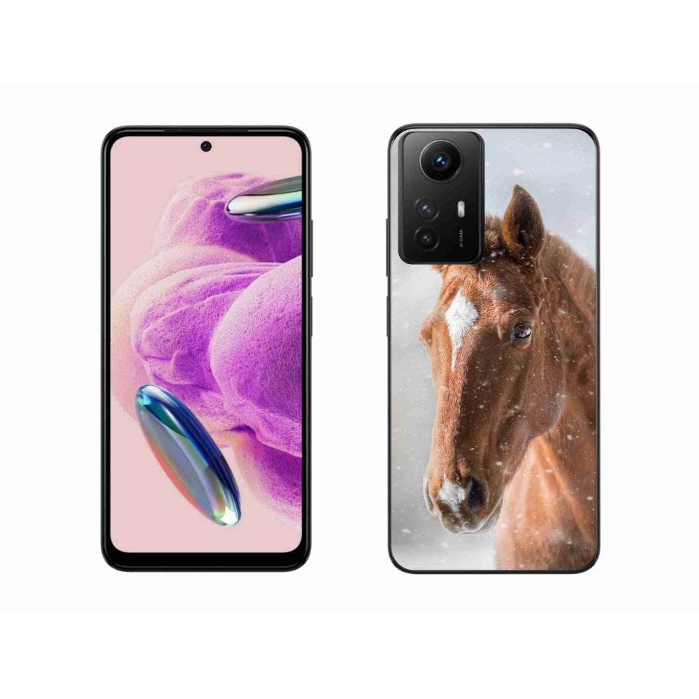 Zselés borítás mmCase a Xiaomi Redmi Note 12S-hez - barna ló 2