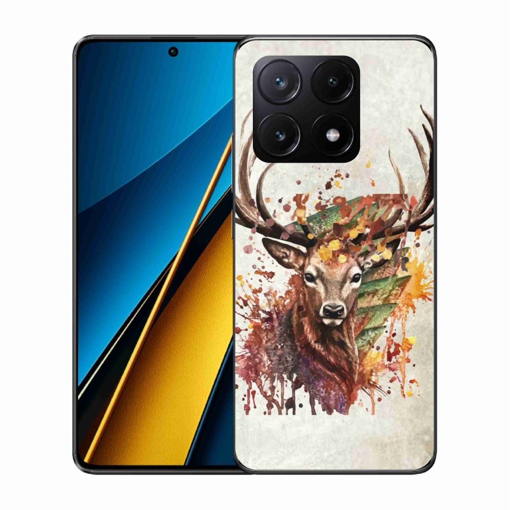 Gél tok mmCase a Xiaomi Poco X6 Pro 5G számára - szarvas 1