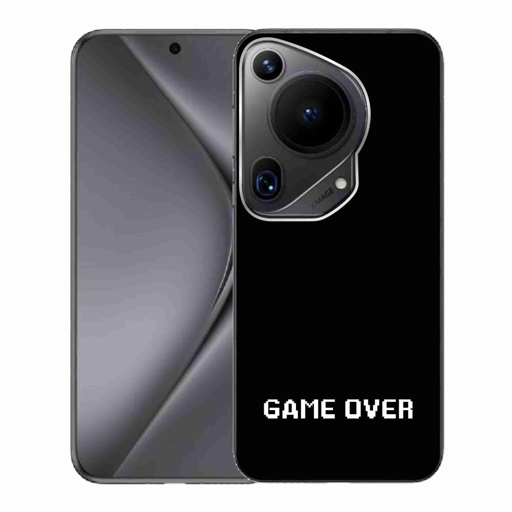 Gél borító mmCase a Huawei Pura 70 Ultra számára - játék fekete háttérrel